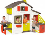 Smoby - Neo Friends House - Playhouse (2.1m tall) with accessories for kids, suitable both indoors and outdoorswith picnic table and kitchen for boys and girls aged 2 and over
